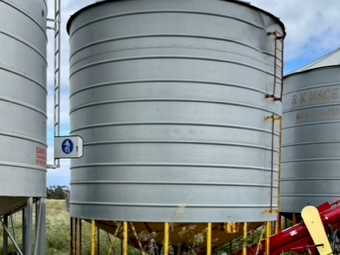 2 x Ackland 40-50 tonne Silos