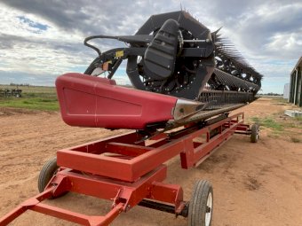 2012 Case IH 2152/D60 Macdon 25ft Rice Front