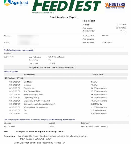 60mt Lucerne Hay 480kg 8x4x3 Bales