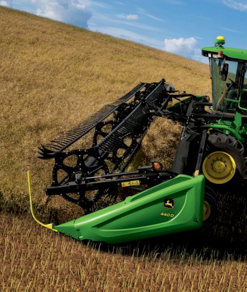 2014 John Deere 40 ft 440 D Windrower Front