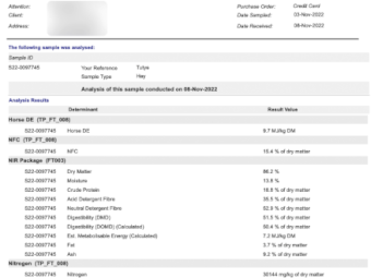 100mt Vetch Hay 650kg 8x4x3 Bales (New Season 22/23)
