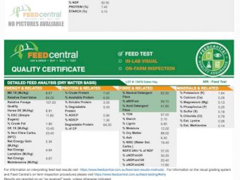 Oaten Hay 8x4x3 bales