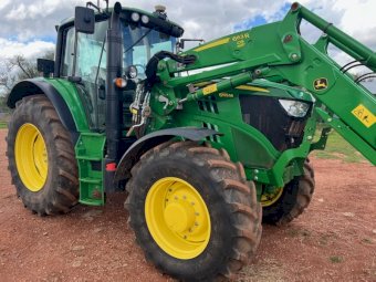 2018 John Deere 6155M Tractor with JD663R Loader ** Price Reduction **