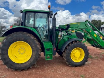2018 John Deere 6155M Tractor with JD663R Loader ** Price Reduction **