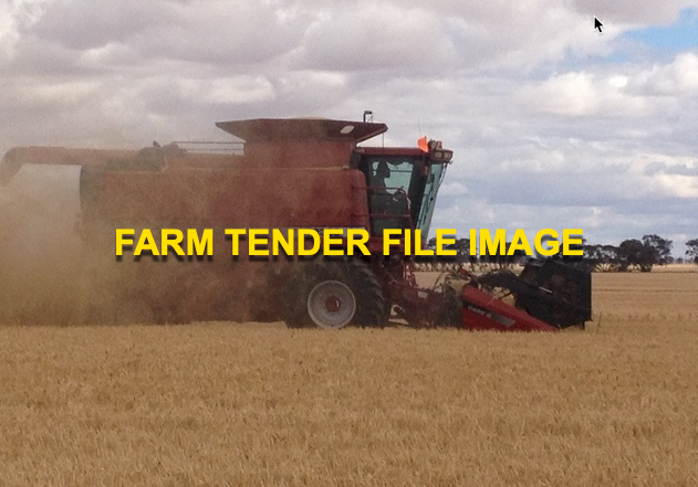 2002 Case IH 2388 Header with 36ft Draper & 12ft Pickup Front