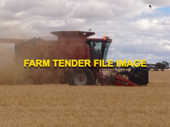 2002 Case IH 2388 Header with 36ft Draper & 12ft Pickup Front