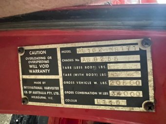 1962 International AB 160 Series Farm Truck