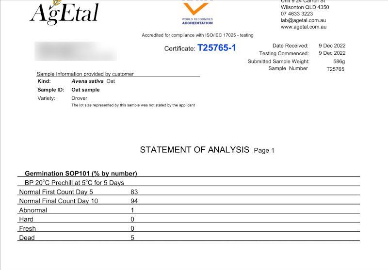 4 x Bulka Bags Drover Oats