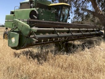 1985 John Deere 8820 Turbo Header with Front and Trailer