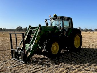 2017 John Deere 6140M Tractor with Loader