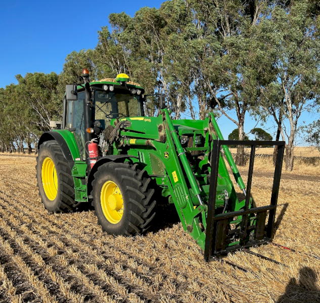 2017 John Deere 6140M Tractor with Loader