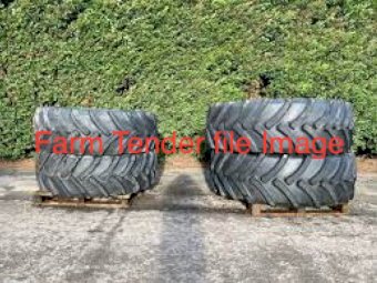 3 x 650-65 R42 second hand Tyres