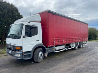 2002 Mercedes Benz Atego Tautliner Tray Truck