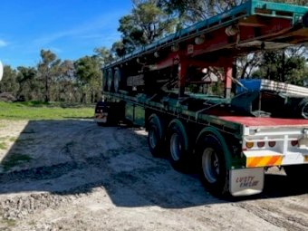 1995 Lusty Triaxle Convertible Tipper Trailer