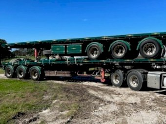 1995 Lusty Triaxle Convertible Tipper Trailer