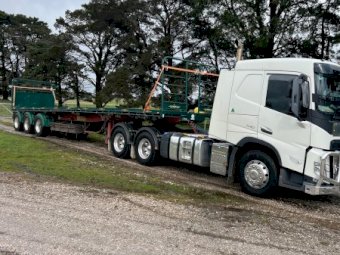 1995 Lusty Triaxle Convertible Tipper Trailer