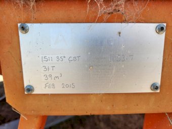 2015  Sherwell 31 mt Field Bin