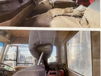 1986 Mitsubishi  FV415,4x2  concrete boom pump