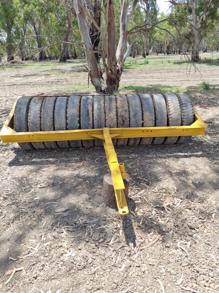 Under Auction - (A212) Custom Made 10Ft Tyre Roller 