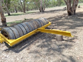 Under Auction - (A212) Custom Made 10Ft Tyre Roller 