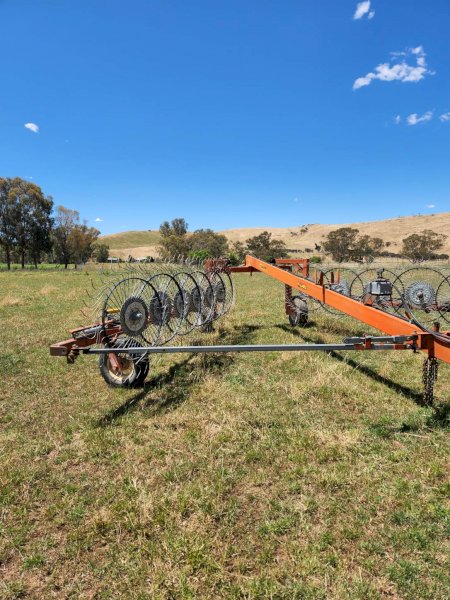 Schinckel 12 Wheel Hay Rake