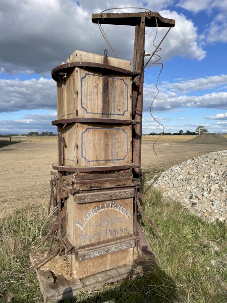 Langley Patent Woolpress