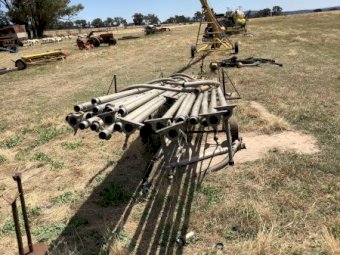 Irrigation Pipe, Pump and Trailer