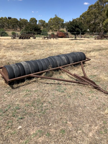 12ft Rubber Tyre Roller