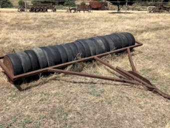 12ft Rubber Tyre Roller
