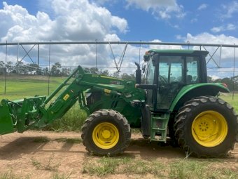 *Only 409 hours* John Deere 6110M Tractor & FEL