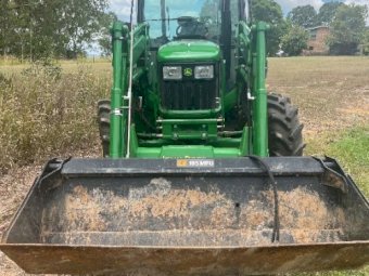 **Only 120 hours**John Deere 5065E Tractor with FEL ONO