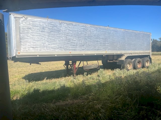 (A213) 1997 Lyonhaul TOA 36' Aluminium Road Train Lead Tipper Trailer