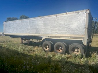 (A213) 1997 Lyonhaul TOA 36' Aluminium Road Train Lead Tipper Trailer