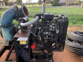 10” Valdonas Flood Pump With Isuzu 40 hp Diesel Motor