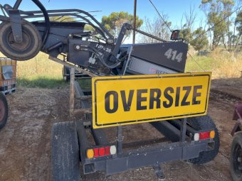 Westward 414 Pickup Front with Transport Trailer