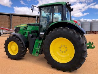 2018 John Deere 6155M 4WD FWA Tractor