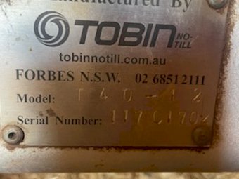 2017 Tobin Tornado 40ft Disc Seeder