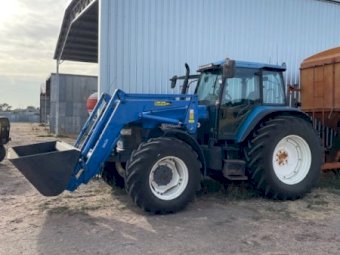 2000 New Holland TM150 Tractor with FEL
