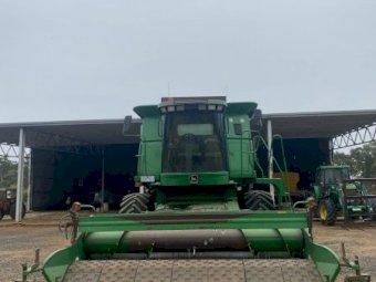 2007 John Deere 9750 STS Header with 936D Draper Front & Trailer
