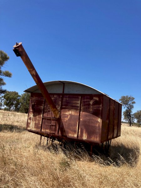 Old School Auger Bin