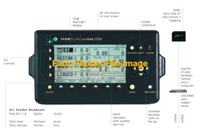 WANTED Farmscan 3000 or 3500 Canlink Monitor and Pod