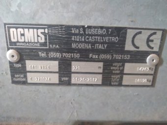 OCMIS 140 VIR6 Travelling Irrigator