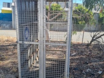 Certified gas cylinder storage cage