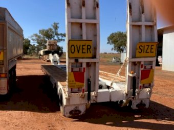 1988 Lusty Low Loader and Dolly