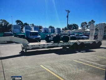 1988 Lusty Low Loader and Dolly