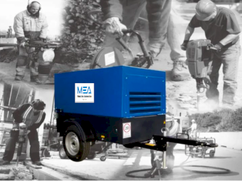 New Atlas  M50-180 CFM Portable Diesel Powered Compressor