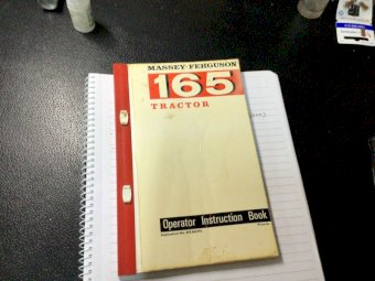 Massey Ferguson  165 with FEL and Push Blade