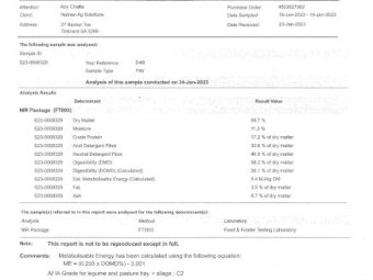 28mt Lucerne Hay 550-600kg 8x4x3 Bales (New Season 22/23)