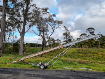 Two 45ft x 8" Grain Augers. Take one or both plus spares.