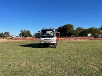 Isuzu FSS 550 4x4 truck with 30 mt boom and 5000 lt Tank